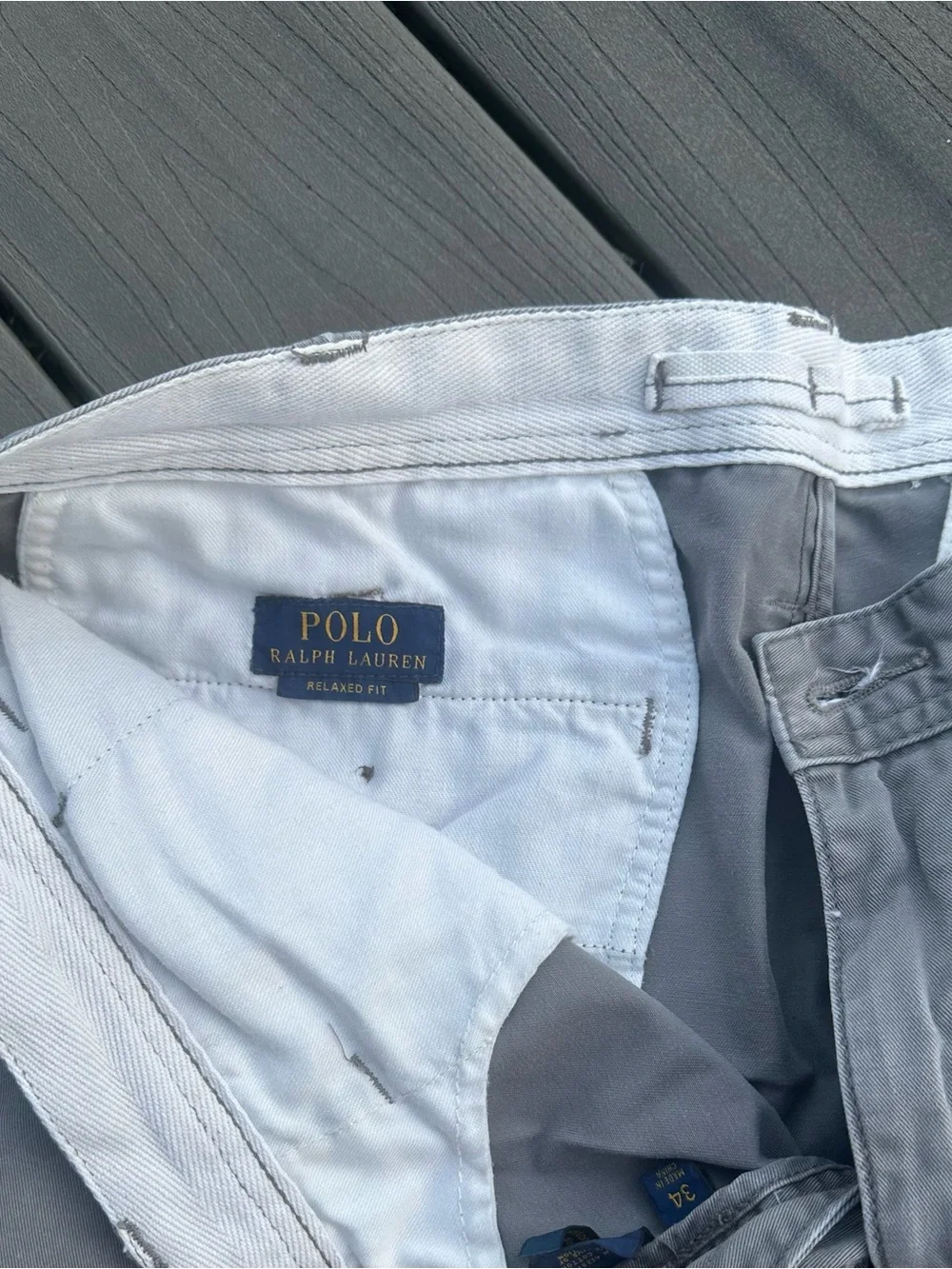 RALPH LAUREN POLO Men's Gray Casual Chino Shorts - Classic Summer Style
